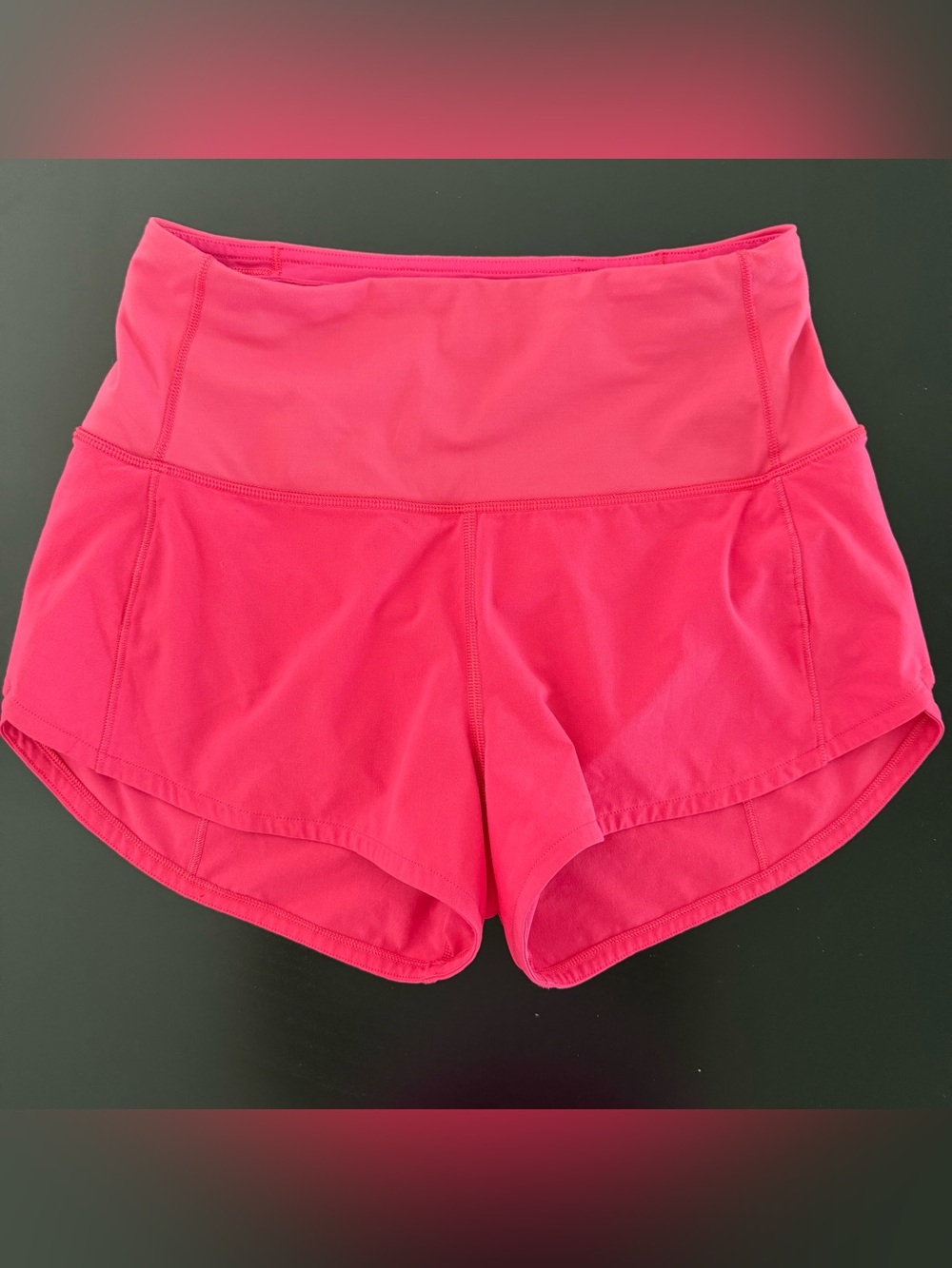 Lululemon Speed Up Running Shorts 2.5” Size 2 Pink